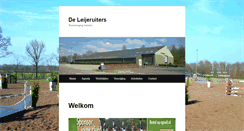 Desktop Screenshot of deleijeruiters.nl