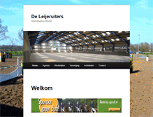 Tablet Screenshot of deleijeruiters.nl